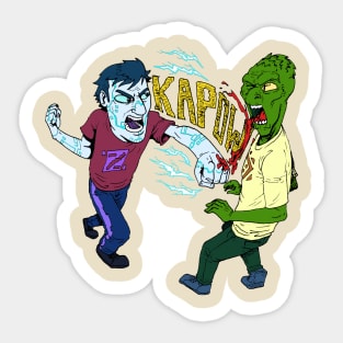 Cyborg VS mutant Sticker